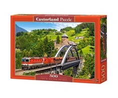 Castorland dėlionė Train on the Bridge 500 det.