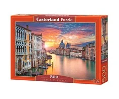 Castorland Dėlionė 500 vnt. - Venecija saulėlydžio metu