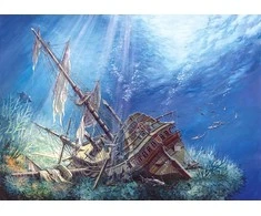 Castorland Dėlionė 2000 vnt. - Nuskendęs galeonas