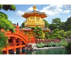 Castorland dėlionė China Garden, Hong Kong 500 det