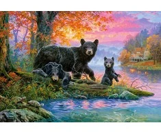 Castorland Dėlionė 1000 vnt. - Meškutės