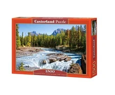 Castorland Dėlionė 1500 vnt. - Atabaskos upė, Jasper nacionalinis parkas, Kanada