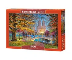 Castorland Dėlionė 1500 vnt. - Rudeninis pasivaikščiojimas, Centrinis parkas