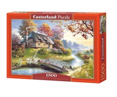 Castorland Dėlionė 1500 vnt. - Namas prie upės