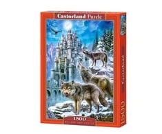 Castorland Dėlionė 1500 vnt. - Vilkai ir pilis
