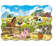 Castorland Dėlionė 20 vnt. - Gyvūnai ūkyje
