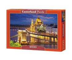 Castorland Dėlionė 2000 vnt. - Budapešto vaizdas sutemus