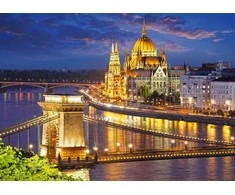 Castorland Dėlionė 2000 vnt. - Budapešto vaizdas sutemus
