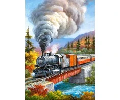 Castorland dėlionė Train Crossing 500 det