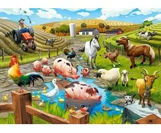 Castorland Dėlionė 70 vnt. - Gyvenimas ūkyje