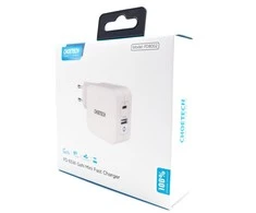 Kroviklis CHOETECH GaN USB Type-C, Type-A: 65W, PD, QC