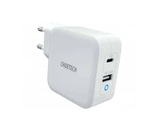 Kroviklis CHOETECH GaN USB Type-C, Type-A: 65W, PD, QC