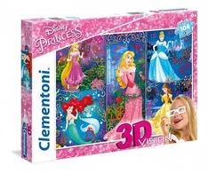 Clementoni 3D Dėlionė 104 vnt. - Disney princesės