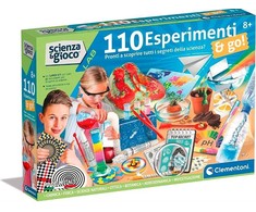 Naukowa Mokslo pramogos 110 eksperimentų lenkų kalba Clementoni 50720