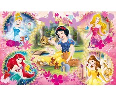 Clementoni Dėlionė 2x60 vnt. - Princesės