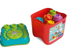 Clementoni sensorinis žaislas su kaladėlėmis "Sensory Bucket"