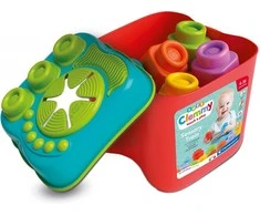 Clementoni sensorinis žaislas su kaladėlėmis "Sensory Bucket"