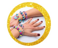 Clementoni Crazy Chic – daugiaspalvės apyrankės (78415)