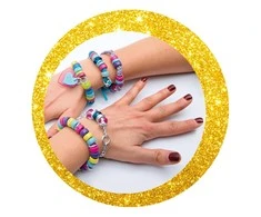 Clementoni Crazy Chic – daugiaspalvės apyrankės (78415)