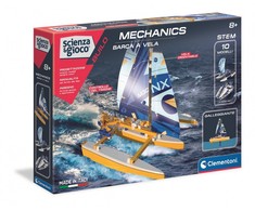Mechanikos laboratorijos konstravimo rinkinys – plūduriuojantis Trimaranas – Clementoni 50698