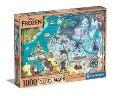 Clementoni Dėlionė 1000 vnt. - Ledo šalis (Frozen)