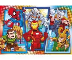 Dėlionė Clementoni Super Herojai MAXI 104 det. (23746)
