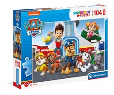 Clementoni Dėlionė 104 vnt. - Šunyčiai patruliai (PAW Patrol)