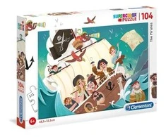 Clementoni Dėlionė 104 vnt. - Piratai