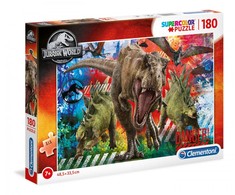 Clementoni Dėlionė 180 vnt. - Juros periodo pasaulis (Jurassic World)