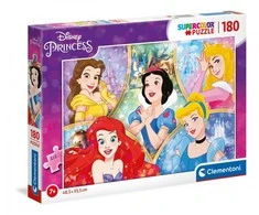 Clementoni Dėlionė 180 vnt. - Princesės