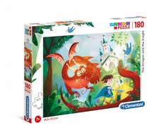 Clementoni Dėlionė 180 vnt. - Drakonas ir riteris