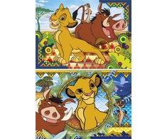 Clementoni Dėlionė 2x60 vnt. - Liūtas karalius