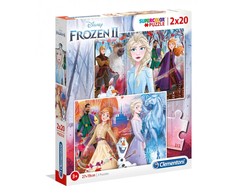 Clementoni Dėlionė 2x20 vnt. - Frozen 2