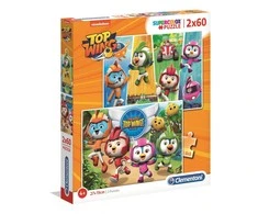 Clementoni Dėlionė 2x60 vnt. - Top Wing
