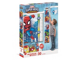 Clementoni dėlionė - ūgio matuoklė "Super Hero" 30 pcs