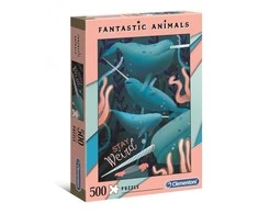 Clementoni Dėlionė 500 vnt. - Fantastiški gyvūnai