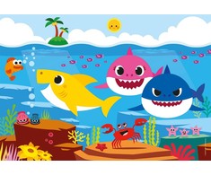 Dėlionė Clementoni CLE galvosūkis 60 HappyColor Baby Shark 26093