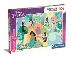 Clementoni Dėlionė 104 vnt. - Princesės