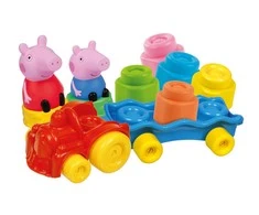 Clementoni Vaikštynė-stumdukas Clemmy Peppa Pig traukinukas