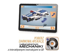 Statybinis rinkinys - policijos automobilis su nuotolinio valdymo pultu - Clementoni 50124