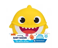 Clementoni minkštas Clemmy Baby Shark Gelton kibirėlis 17427