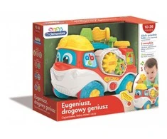 Žaislas sunkvežimis su įrankiais Clementoni Eugene Road Genius