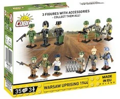 COBI HC II pasaulinio karo Varšuvos sukilimas 1944 m. 3 pav. 35kl 2057