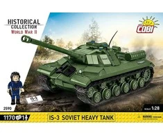 COBI IS-3 retro sunkusis tankas – konstruktorius, 1:28, 1170 det.