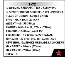 COBI T-72 tanko konstruktorius, 1:35, 680 detalių