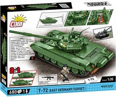 COBI T-72 tanko konstruktorius, 1:35, 680 detalių