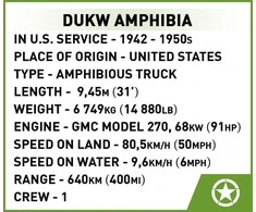 Cobi Klocki DUKW Amphibia