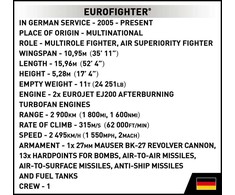COBI Eurofighter Typhoon konstruktorius, 1:48, 644 det., 8+, Nr. 5848