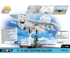 Cobi COBI 5896 ginkluotųjų pajėgų F-16AM Fighting Falcon daugiafunkcis lėktuvas 425 blokai