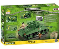 COBI ARMY 2515 SHERMANN FIREFLY 500 KLASĖS TANKAS.
